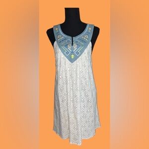 🩵 GORGEOUS! FLYING TOMATO BRAND! SLEEVELESS LACE SUMMER DRESS 🩵 BOHO 🩵